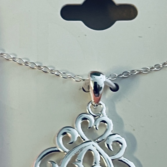 Giani Bernini Sterling Silver Filigree Necklace - Picture 3 of 4